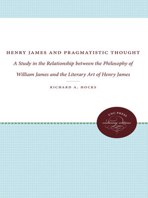 cover image of Henry James and Pragmatistic Thought